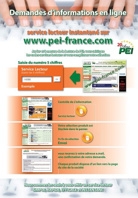 Nouveau Service Lecteur www.pei-france.com En lisant PEI !