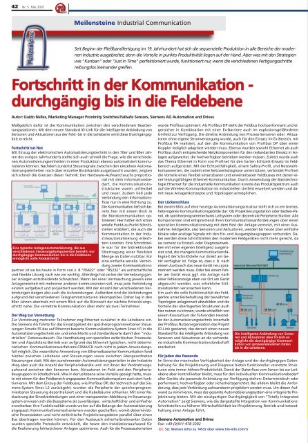 Geburtstagsausgabe Mai 2007 - Thomas Industrial Media