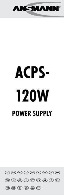 ACPS- 120W - Ansmann