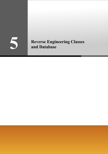 Reverse Engineering Classes and Database - Visual Paradigm