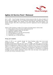 Agilian 2.0 Service Pack 1 Released - Visual Paradigm