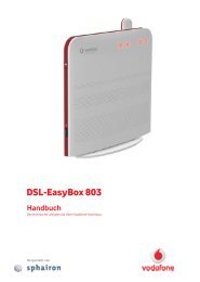 DSL-EasyBox 803 Sphairon - Vodafone