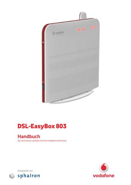 DSL-EasyBox 803 Sphairon - Vodafone