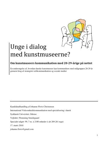 Unge i dialog med kunstmuseerne? - Statens Museum for Kunst