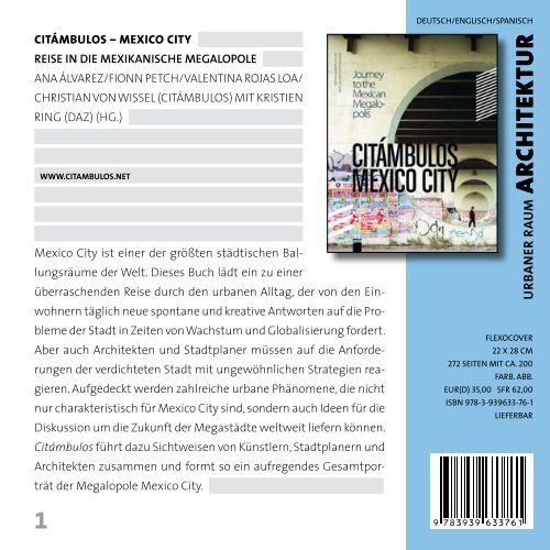 AR CH ITEK TU R AR CH ITEK TU R 1 - JOVIS VERLAG Architektur ...