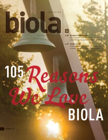 p.30 Religion in Recession What America's new ... - Biola University