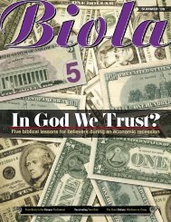In God We Trust? - Biola University