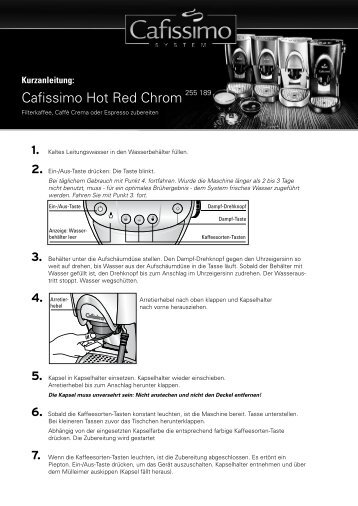 Cafissimo Hot Red Chrom