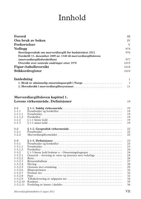 Merverdiavgiftshåndboken 2012 - Skatteetaten