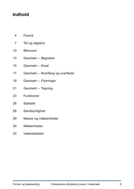 Formel- og tabelsamling - Undervisningsministeriet