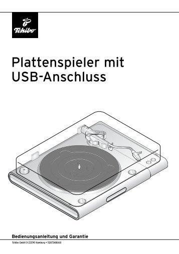 52673 HVK Plattenspieler USB - Tchibo