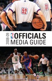 Officials Guide 2008 - NBA Media Central