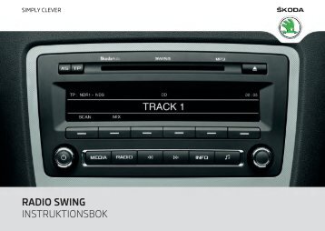 RADIO SWING INSTRUKTIONSBOK - Media Portal - Skoda