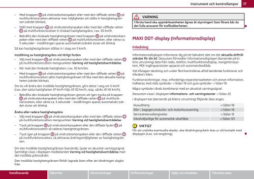 ŠKODA Superb INSTRUKTIONSBOK - Media Portal - Škoda Auto