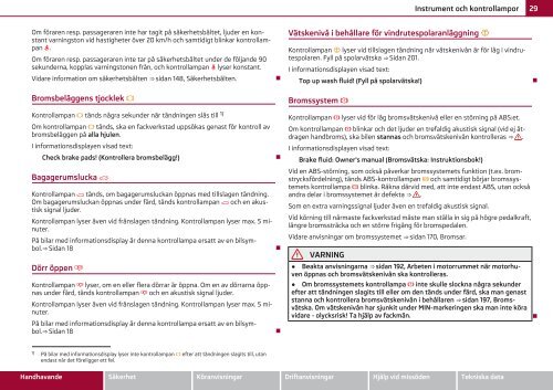 ŠKODA Superb INSTRUKTIONSBOK - Media Portal - Škoda Auto