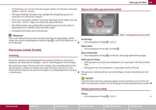 ŠKODA Superb INSTRUKTIONSBOK - Media Portal - Škoda Auto