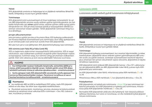 ŠKODA Fabia KÄYTTÖOHJEKIRJA - Media Portal - Škoda Auto