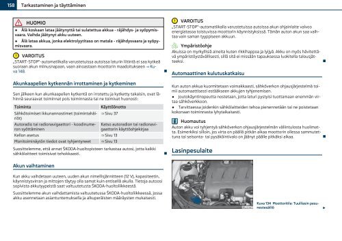 ŠKODA Fabia KÄYTTÖOHJEKIRJA - Media Portal - Škoda Auto