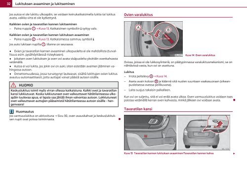 ŠKODA Fabia KÄYTTÖOHJEKIRJA - Media Portal - Škoda Auto