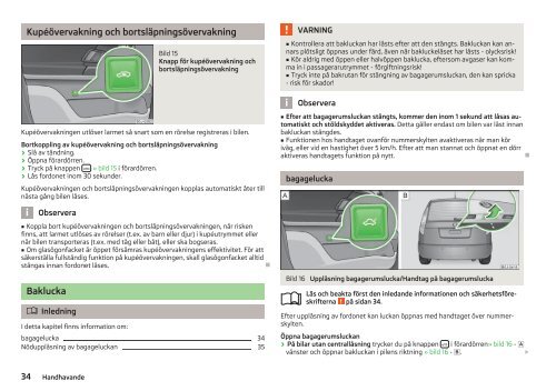 ŠKODA Roomster Instruktionsboken - Media Portal - Škoda Auto