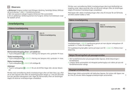 ŠKODA Roomster Instruktionsboken - Media Portal - Škoda Auto