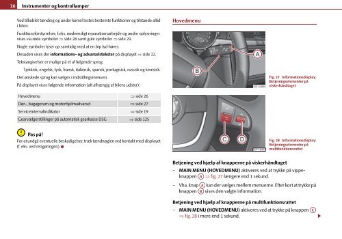 ŠkodaSuperb INSTRUKTIONSBOG - Media Portal - Škoda Auto