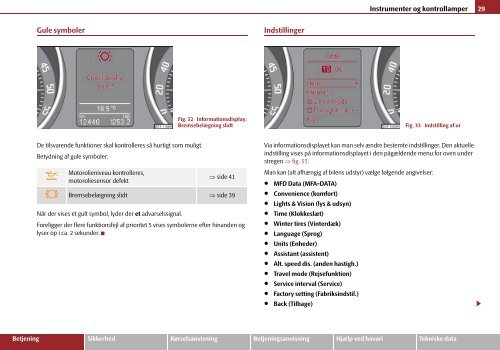 ŠkodaSuperb INSTRUKTIONSBOG - Media Portal - Škoda Auto