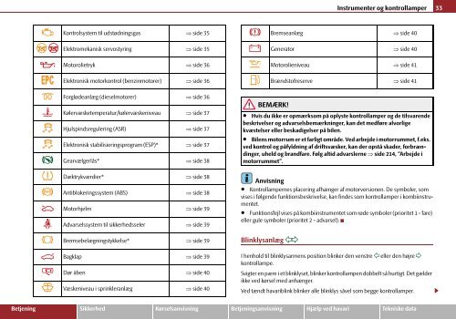 ŠkodaSuperb INSTRUKTIONSBOG - Media Portal - Škoda Auto