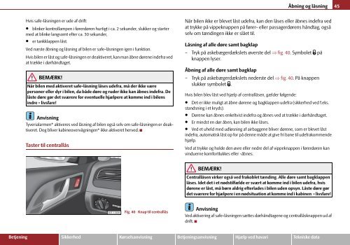 ŠkodaSuperb INSTRUKTIONSBOG - Media Portal - Škoda Auto