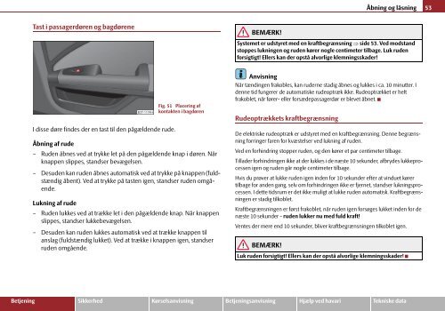 ŠkodaSuperb INSTRUKTIONSBOG - Media Portal - Škoda Auto