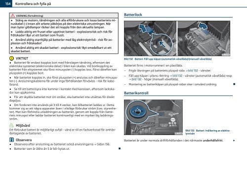 ŠKODA Fabia INSTRUKTIONSBOK - Media Portal - Škoda Auto