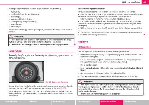 ŠKODA Fabia INSTRUKTIONSBOK - Media Portal - Škoda Auto