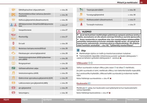 ŠKODA Roomster ŠKODA Praktik KÄYTTÖOHJEET - Media Portal