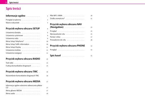 SYSTEM RADIONAWIGACYJNY AMUNDSEN ŠkodaAuto