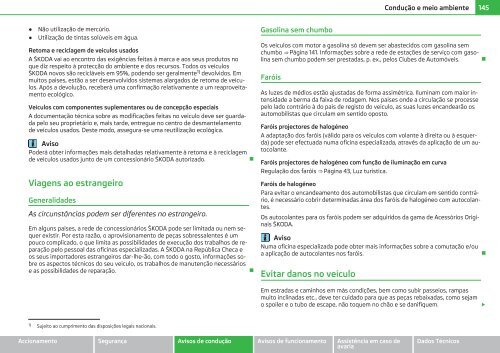 Manual de instruções - Media Portal - Škoda Auto