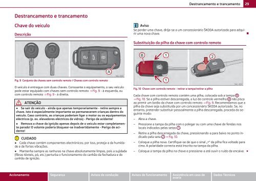 Manual de instruções - Media Portal - Škoda Auto