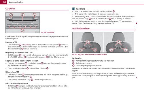 ŠKODA Superb INSTRUKTIONSBOG - Media Portal - Škoda Auto