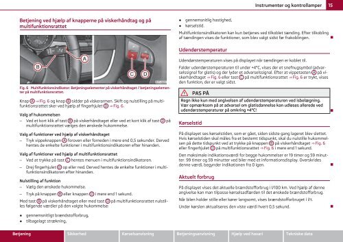 ŠKODA Superb INSTRUKTIONSBOG - Media Portal - Škoda Auto