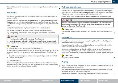 ŠKODA Superb INSTRUKTIONSBOG - Media Portal - Škoda Auto