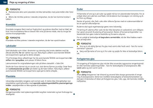 ŠKODA Superb INSTRUKTIONSBOG - Media Portal - Škoda Auto