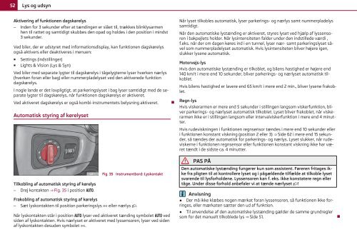 ŠKODA Superb INSTRUKTIONSBOG - Media Portal - Škoda Auto