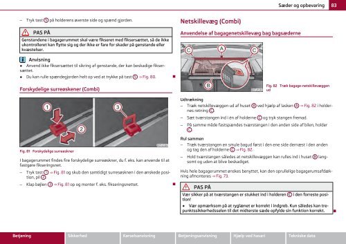 ŠKODA Superb INSTRUKTIONSBOG - Media Portal - Škoda Auto