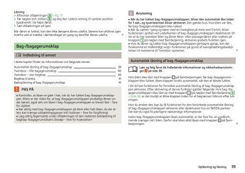 ŠKODA Superb Instruktionsbog - Media Portal - Škoda Auto