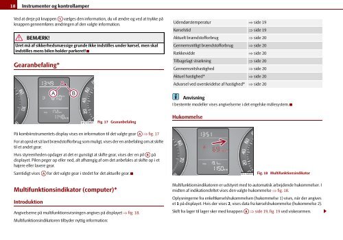 ŠkodaOctavia Tour INSTRUKTIONSBOG - Media Portal - Škoda Auto