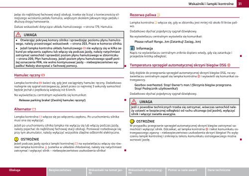 ŠKODA Superb INSTRUKCJA OBSŁUGI - Media Portal - Škoda Auto