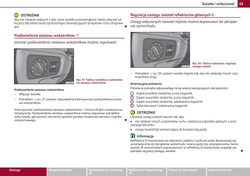 ŠKODA Superb INSTRUKCJA OBSŁUGI - Media Portal - Škoda Auto