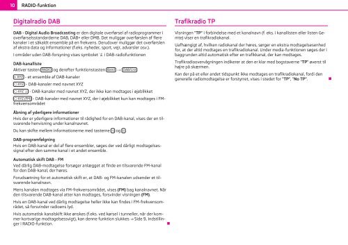 navigationssystem amundsen+ instruktionsbog - Media Portal ...