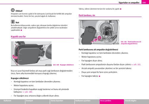 ŠkodaOctavia Tour KULLANIM KILAVUZU - Media Portal - škoda auto