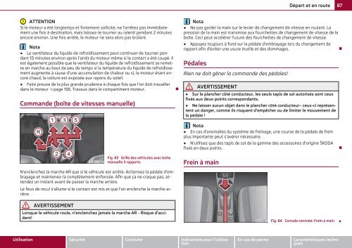 ŠKODA Fabia NOTICE D'UTILISATION - Media Portal - Škoda Auto