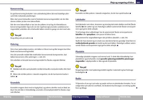 ŠkodaOctavia INSTRUKTIONSBOG - Media Portal